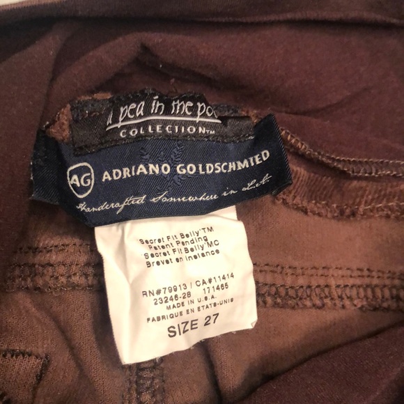 AG Adriano Goldschmied maternity belly pant 27 - Picture 6 of 7